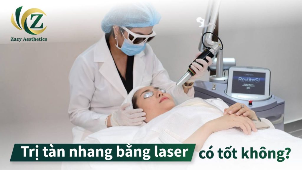 Trị tàn nhang bằng laser có tốt không