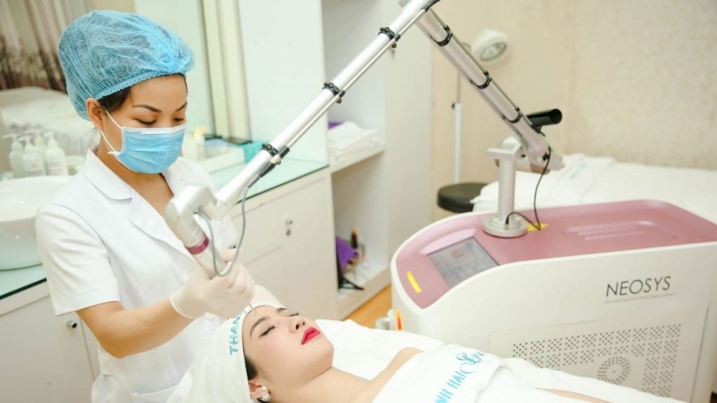 Máy laser tia xanh thẩm mỹ an toàn hiệu quả
