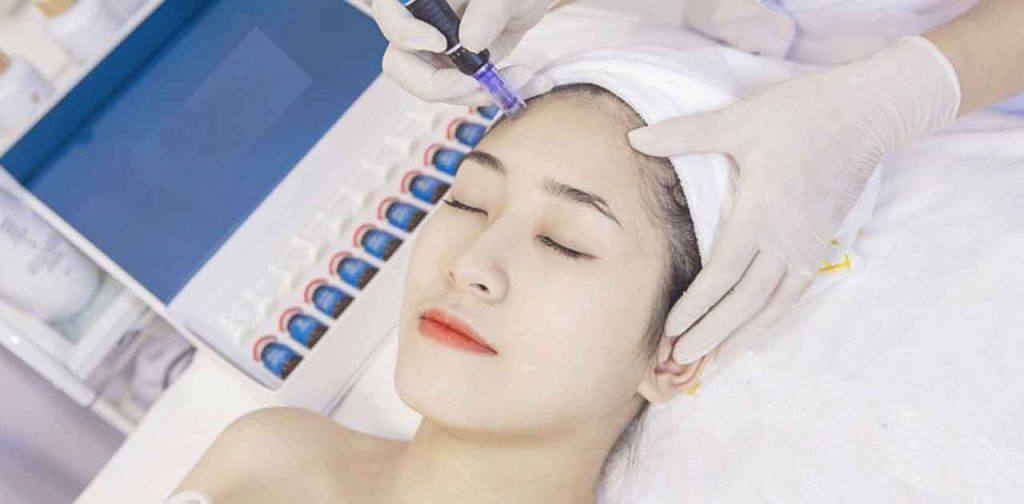 Máy phi kim đầu nano an toàn với làn da