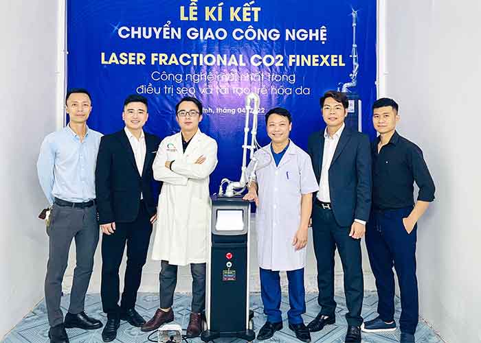 Lễ ký kết chuyển giao công nghệ LASER FRACTIONAL CO2 FINEXEL