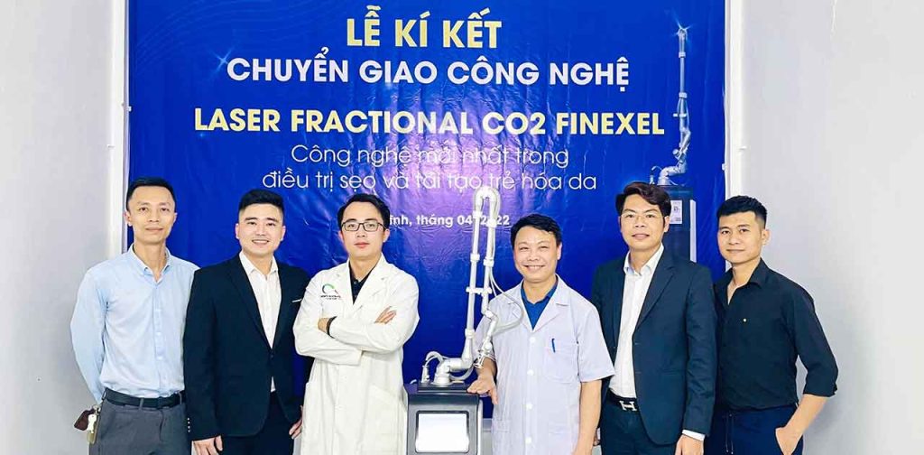 Lễ ký kết chuyển giao công nghệ LASER FRACTIONAL CO2 FINEXEL