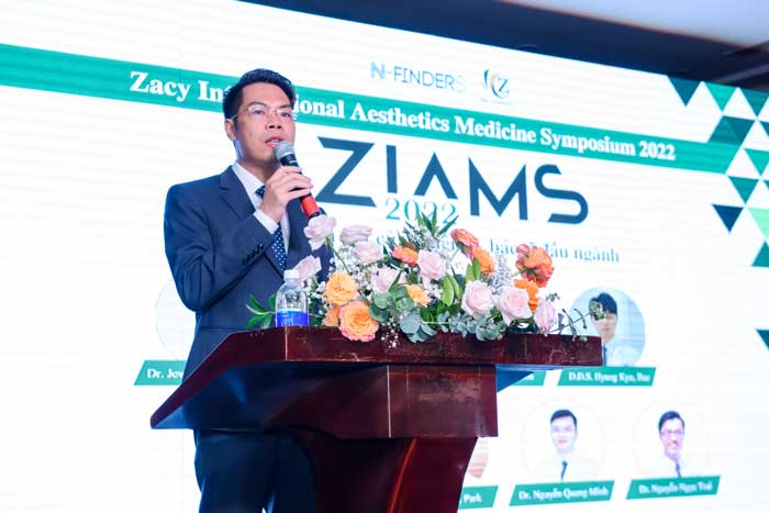 Ông Trần Đình Thăng - Chủ tịch Zacy Aesthetics phát biểu khai mạc Hội nghị