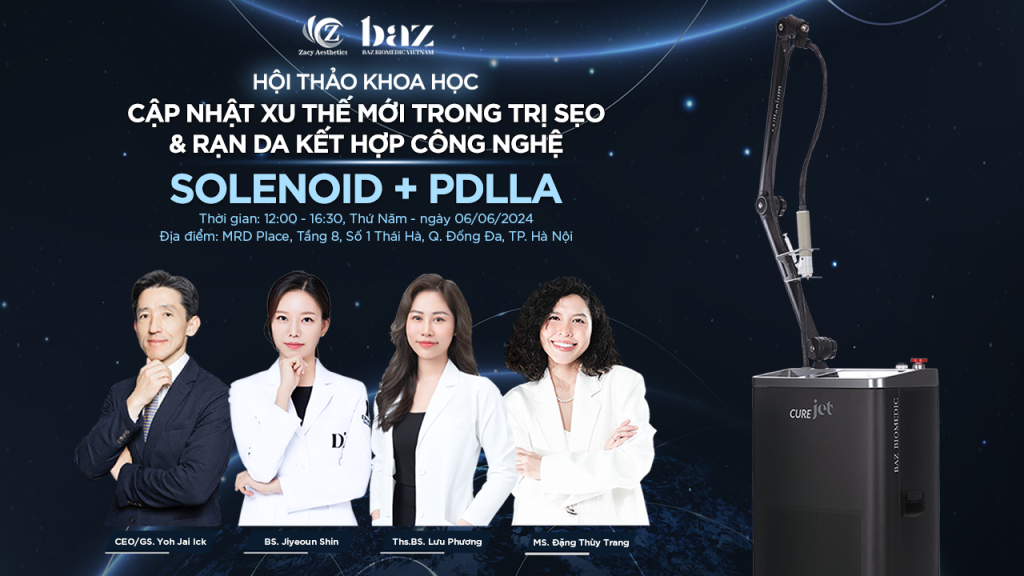 CureJet - Cập nhật xu thế mới trong trị sẹo & rạn da kết hợp Công nghệ Solenoid + PDLLA
