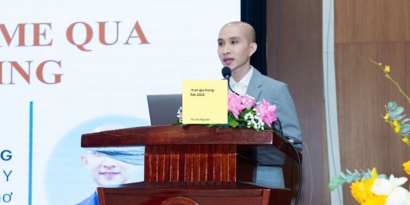 TS.BS Trần Gia Hưng chia sẻ về ứng dụng trong tái cấu trúc da tại FOB 2026