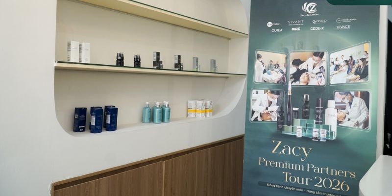 Zacy Premium Partners Tour 2026 tại MD Beauty Center