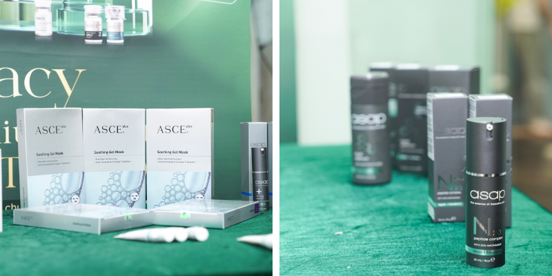 sản phẩm vivant asap asce trong liệu trình chăm sóc da
